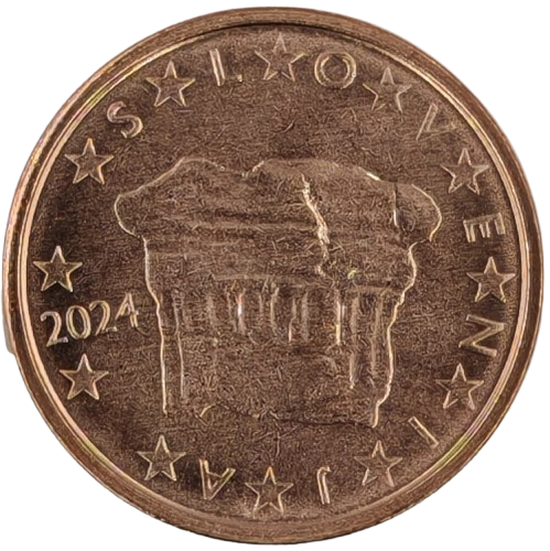 2 cent 2024 Slovinsko ob.UNC