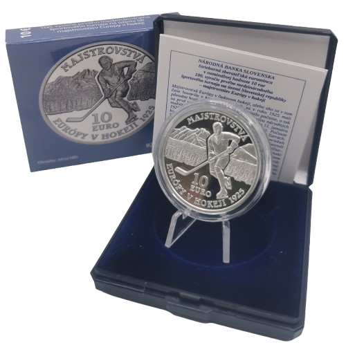 10 euro 2025 Slovensko PROOF, Majstrovstvá Európy v hokeji