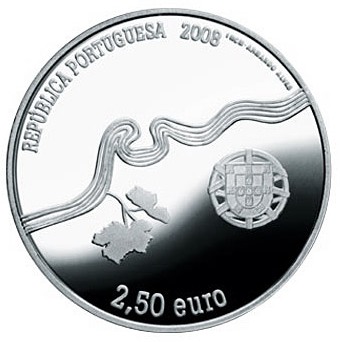 2.5 euro 2008 Portugalsko Winegrowing