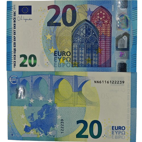 20 euro 2015 EU, UNC Christine Lagarde NN/N017A6