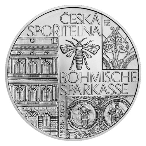 200 Korún 2025 Česko BK, založení české spořitelny Böhmische Sparkasse