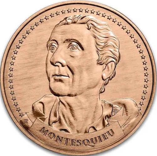 Medaila, ADVP OUNCE 999/1000 Cu, Montesquieu
