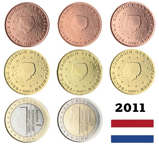 SET 2011 Holandsko UNC (3,88€)