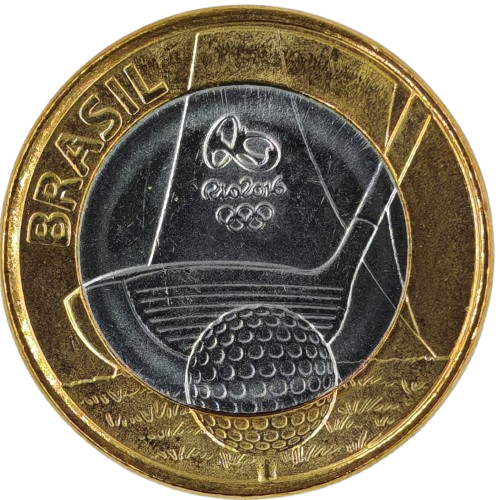 1 Real 2014 Brazília UNC, Golf