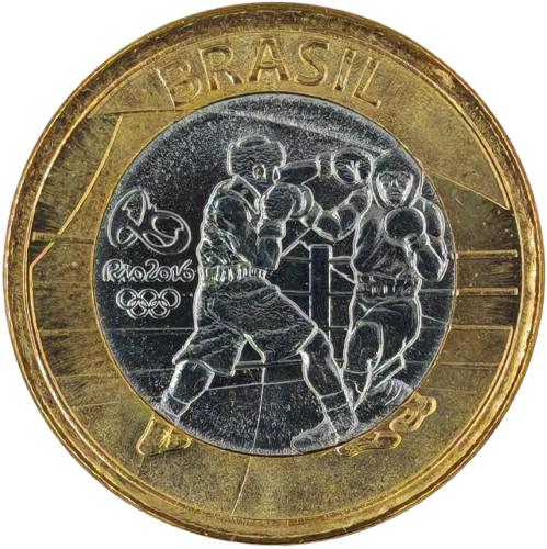 1 Real 2016 Brazília UNC, Box