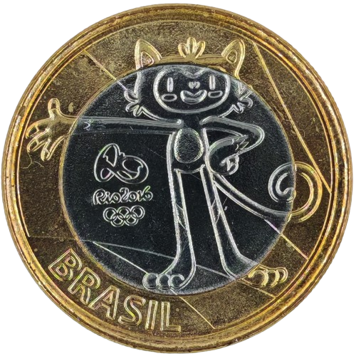 1 Real 2016 Brazília UNC, Maskot Vinicius