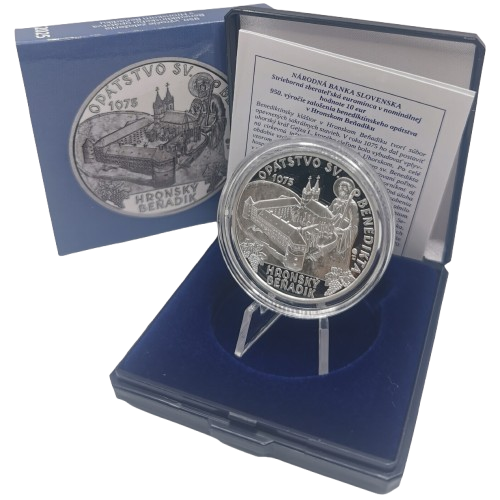10 euro 2025 Slovensko PROOF, Benediktínske opátstvo