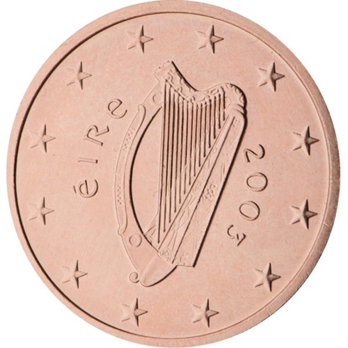 5 cent 2002 Írsko ob.UNC