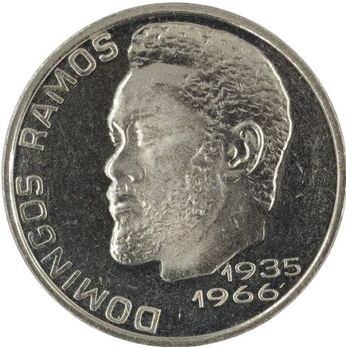 20 Escudos 1982 Kapverdy UNC, Domingos Ramos