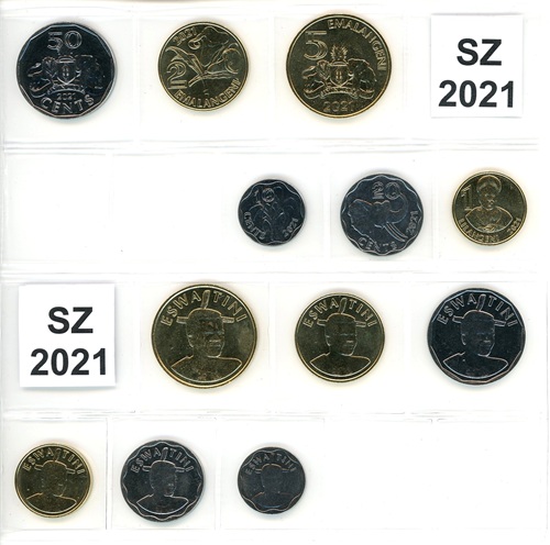SET 2021 Eswatini UNC (8,80 SZL)