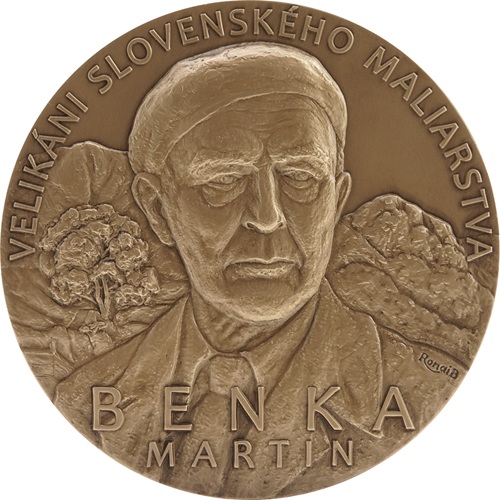 Medaila MS, Velikáni Slovenského maliarstva - Martin Benka
