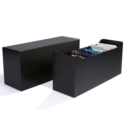 Archiv box LOGIK na 40 slovenských mincových kariet (85 x 125 mm), formát na výšku, čierny