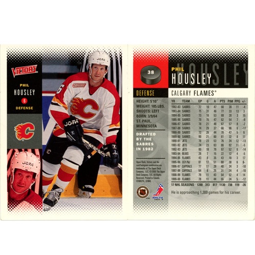 Hokejová kartička, Upper Deck NHL Victory 2000-2001, Phil Housley