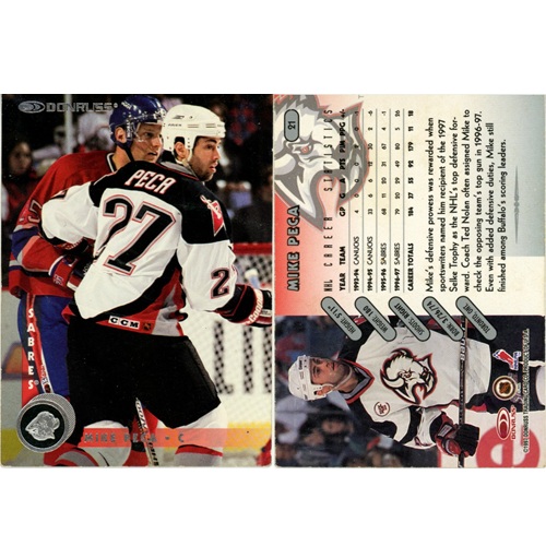 Hokejová kartička, Donruss NHL 1997-1998, Mike Peca
