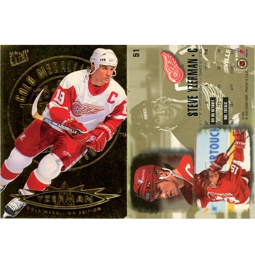 Hokejová kartička, Fleer Ultra NHL 1995-1996, Steve Yzerman