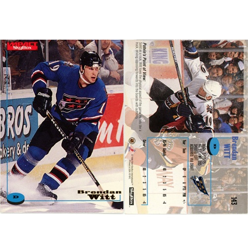 Hokejová kartička, SkyBox Impact NHL 1996-1997, Brendan Witt