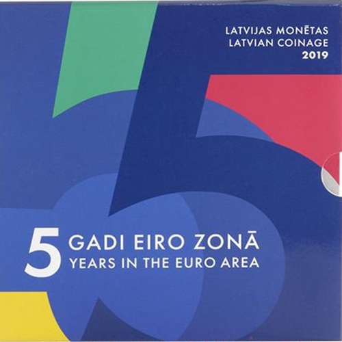 SADA 2019 Lotyšsko BU 5 Years in the Euro area (3,88€)