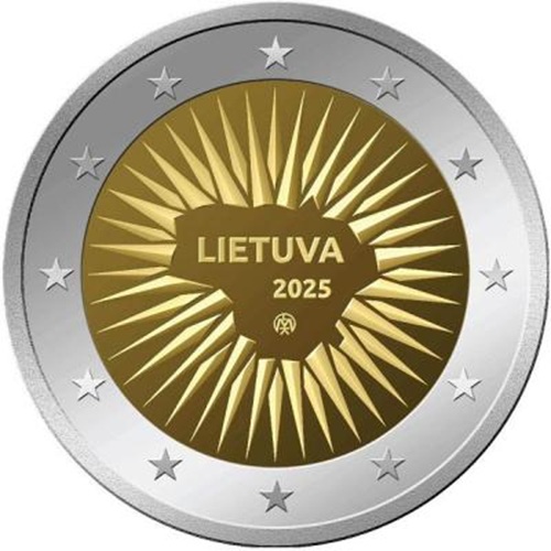 2 euro 2025 Litva cc.UNC, Na obranu
