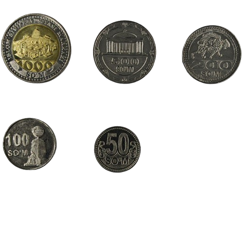 SET MIX Uzbekistan UNC (1850 Sum)