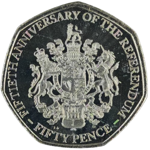 50 Pence 2017 Gibraltar UNC, Referendum