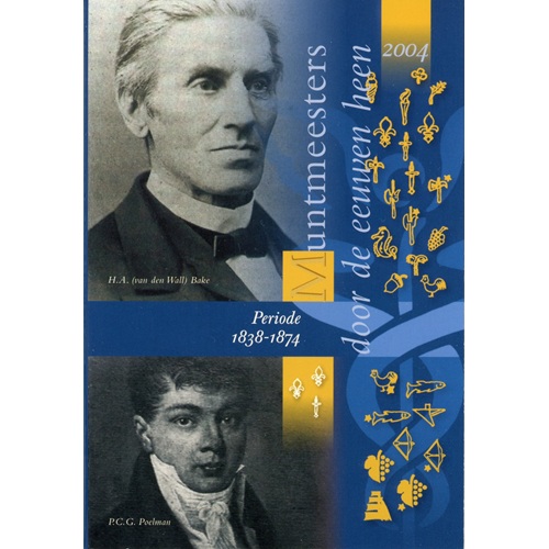 SADA 2004 Holandsko BU Muntmeesters 1838-1874 (3,88 €)
