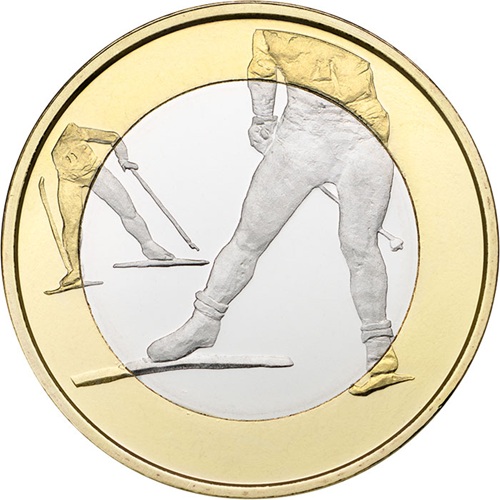 5 euro 2016 Fínsko UNC Cross-Country Skiing
