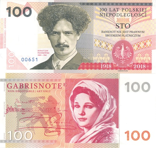 100 rokov Poľskej nezávislosti 2025 UNC červená