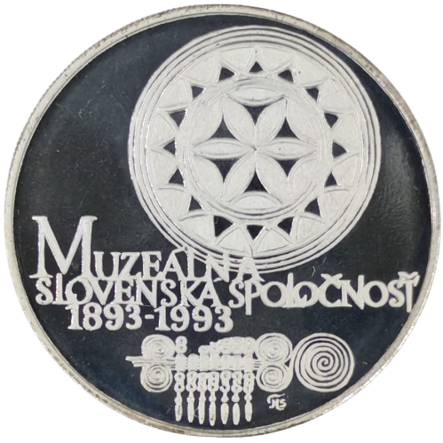 100 Korún 1993 Československo PROOF, Muzeálna spoločnosť