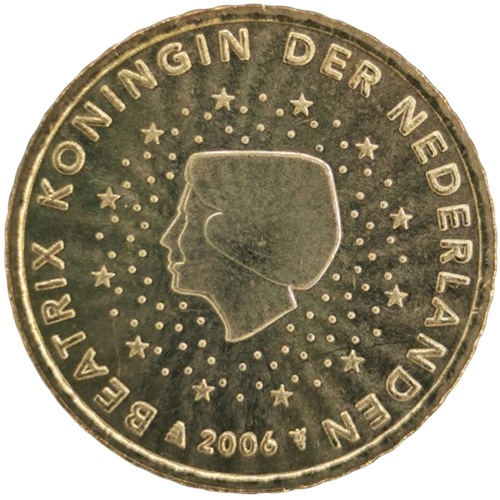 50 cent 2006 Holandsko ob.UNC