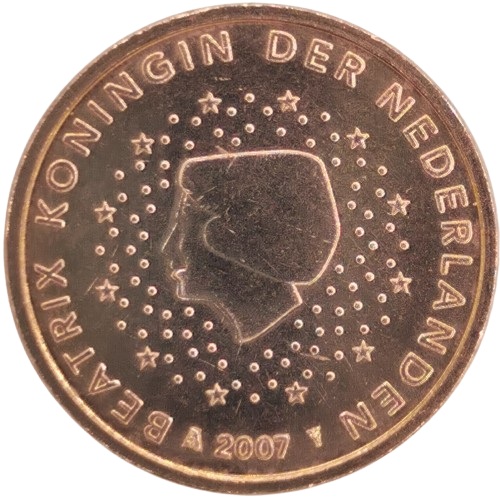 1 cent 2007 Holandsko ob.UNC