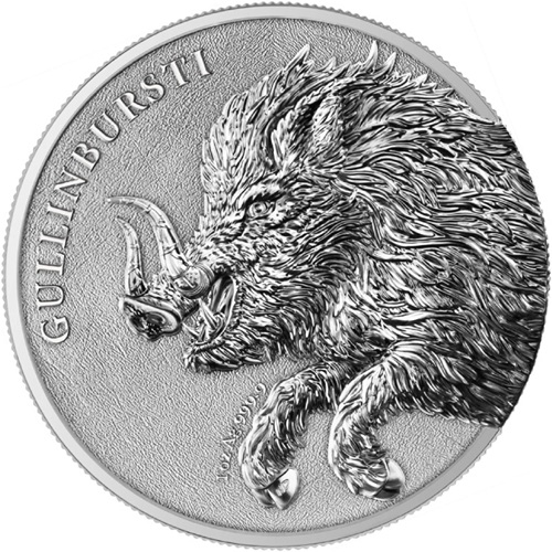 5 Mark 2025 Germania BU 1 Oz Ag, Gullinbursti