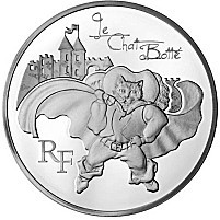 10 EURO 2012 Francúzsko cc.PROOF Le Chat Botté