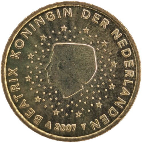 50 cent 2007 Holandsko ob.UNC