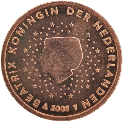 2 cent 2005 Holandsko ob.UNC