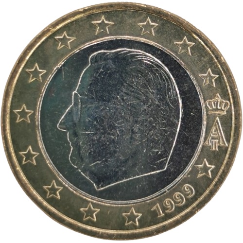 1 euro 1999 Belgicko ob.UNC