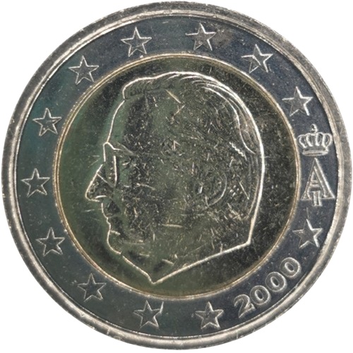 2 euro 2000 Belgicko ob.UNC