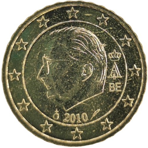 10 cent 2010 Belgicko ob.UNC