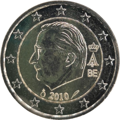 2 euro 2010 Belgicko ob.UNC