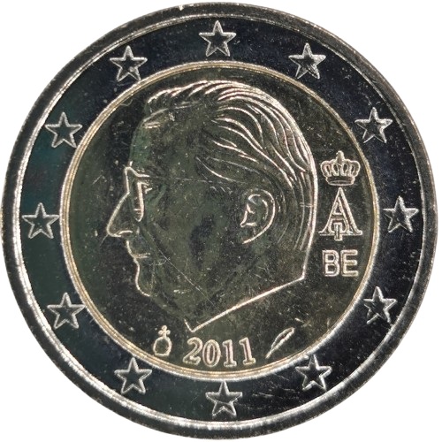 2 euro 2011 Belgicko ob.UNC