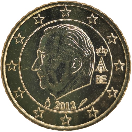 50 cent 2012 Belgicko ob.UNC