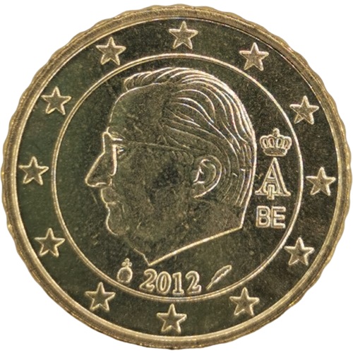 10 cent 2012 Belgicko ob.UNC