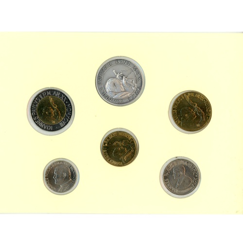 SET mix rokov Vatikán UNC Ján Pavol II. + Ag medaila (870 Lire) 