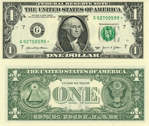1 Dollar 2021 USA UNC séria G*★