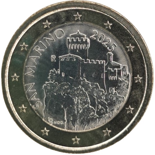 1 euro 2025 San Marino ob.UNC