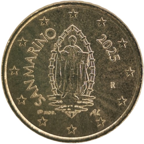 50 cent 2025 San Marino ob.UNC