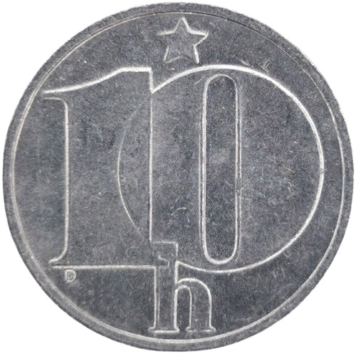 10 Halier 1990 Československo 