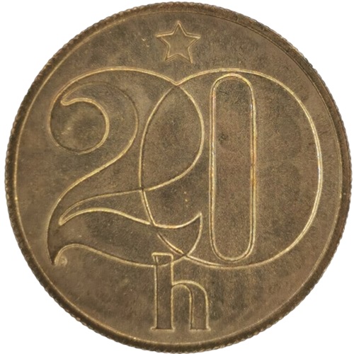 20 Halier 1990 Československo 
