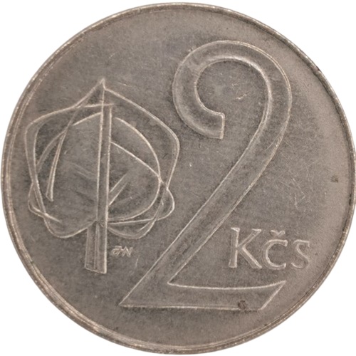 2 Koruny 1991 Československo