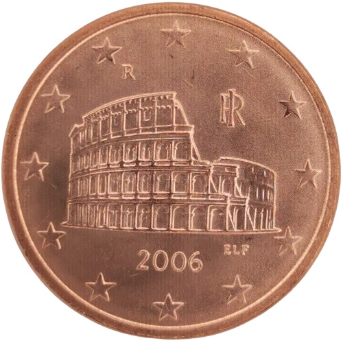 5 cent 2006 Taliansko ob.UNC