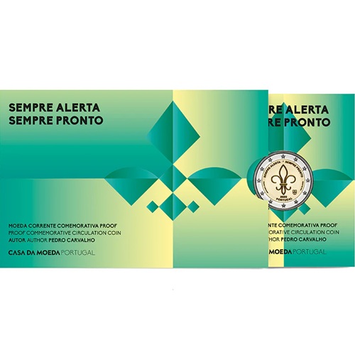 2 euro 2025 Portugalsko cc.PROOF, skauting